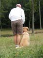 Sammie and her Golden